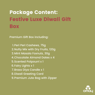 Omay Foods: Festive Luxe Diwali Gift Box  1400gm