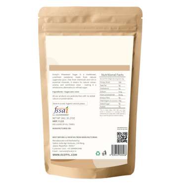 Ecotyl: Khandsari Sugar | Unrefined Natural Sweetener| 1kg