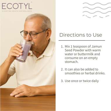 Ecotyl: Jamun Seed Powder | Blood Sugar Control  | 200gm