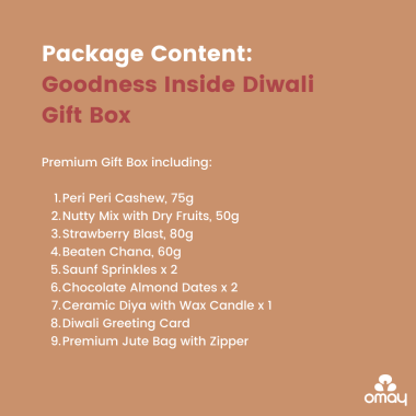 Omay Foods: Goodness Inside Diwali Gift Box  900gm