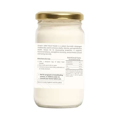 Ecotyl: Safed Musli Powder | Ayurvedic Herb | 100gm