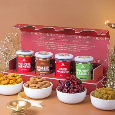 Omay Foods: Nutri Nuts Diwali Gift Box  500gm