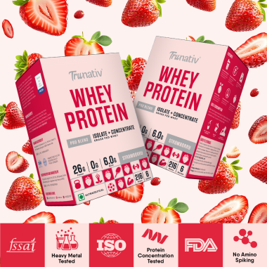 TruNativ: Pro Blend Whey Protein   Strawberry  216gm