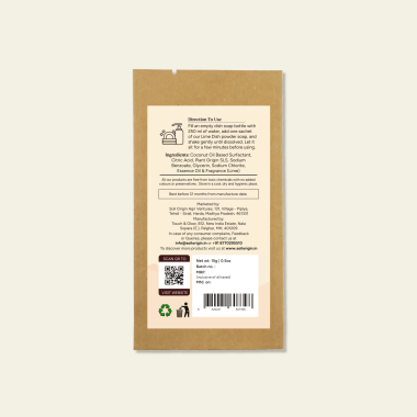 Soil Origin: Powder to Liquid Dishwash (Lime)  250ml