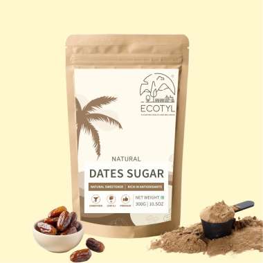 Ecotyl: Dates Sugar | Natural Sweetener | 300gm