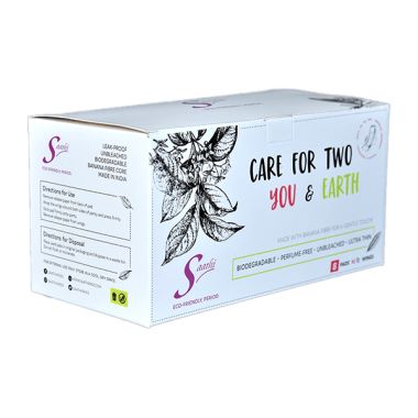 Saathi: XL Banana Fiber Sanitary Pads - Pack of 8