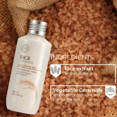 The Face Shop: Rice & Ceramide Moisturizing Toner - 150ml