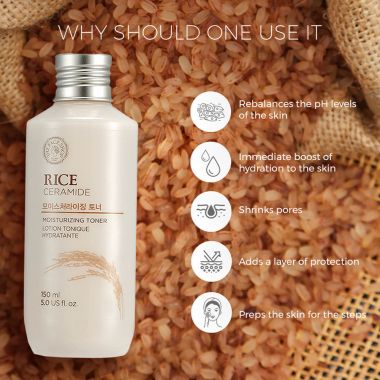 The Face Shop: Rice & Ceramide Moisturizing Toner - 150ml