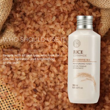 The Face Shop: Rice & Ceramide Moisturizing Toner - 150ml