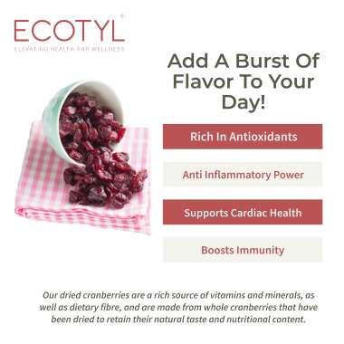 Ecotyl: Dried Blueberries | Whole Dried Fruit | Healthy Snack |150gm