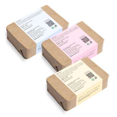 Ecotyl: Shea Butter Soaps - Ubtan, Rose & Coffee | 100% Natural | Set of 3