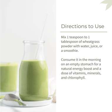Ecotyl: Wheatgrass Powder | Superfood for Immunity & Detox   100gm