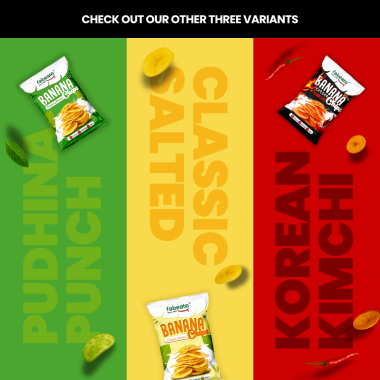 Fabeato: Banana Chips Magic Masala Flavor No Palm Oil, No MSG, 70gm  Pack of 3