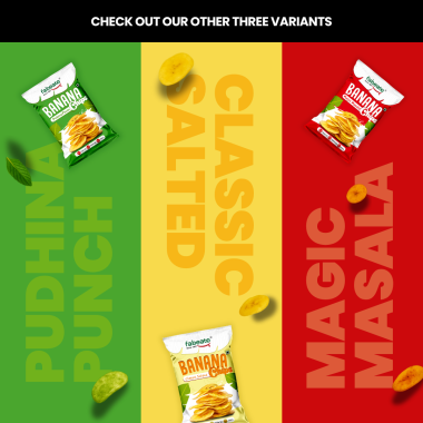 Fabeato: Banana Chips Korean Kimchi Flavor No Palm Oil, No MSG 70gm  Pack of 3
