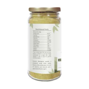 Ecotyl: Wheatgrass Powder | Superfood for Immunity & Detox   100gm
