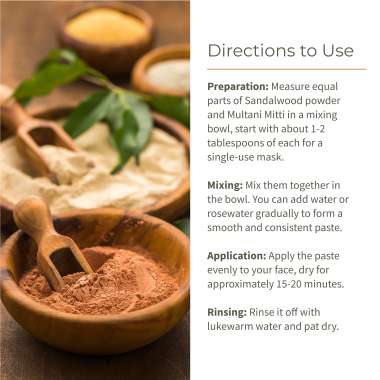 Ecotyl: Face Pack Combo - Sandalwood Powder and Multani Mitti | Duo for Skin Brightening and Glow | 100gm + 150gm