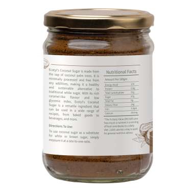 Ecotyl: Coconut Sugar | Blossom Sugar | Natural Sweetener | 300gm
