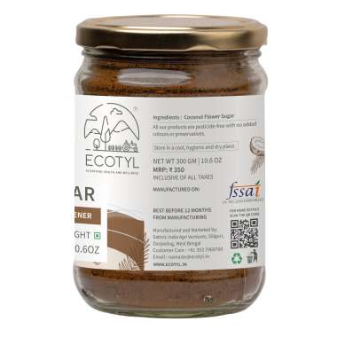 Ecotyl: Coconut Sugar | Blossom Sugar | Natural Sweetener | 300gm