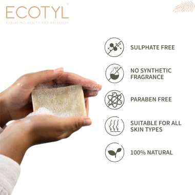 Ecotyl: Coconut Milk Soap with Vanilla | 100% Natural| Set of 2 