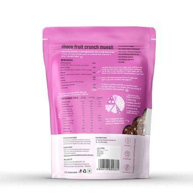 The Whole Truth: Foods - SUPERSAVER Breakfast Muesli - Choco Fruit Crunch - 750g - Made with REAL Chocolate - No added flavour, No artificial colour, No preservatives