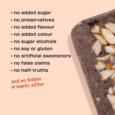 The Whole Truth: Protein Bars - Peanut Cocoa - Pack of 6 (6 X 52G) - No Added Sugar - All Natural
