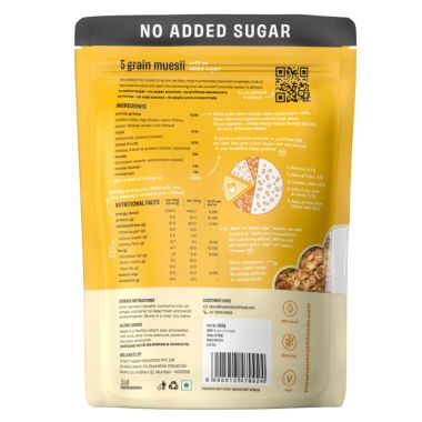 The Whole Truth: No Added Sugar Breakfast Muesli - 5 Grain Muesli(350gm)