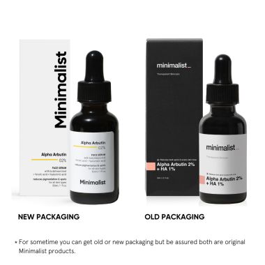 Minimalist: 2% Alpha Arbutin Face Serum with Hyaluronic Acid - 30ml