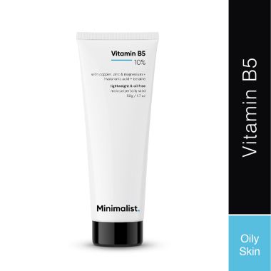 Minimalist: 10% Vitamin B5 Oil Free Moisturizer with Zinc, Copper, Magnesium...