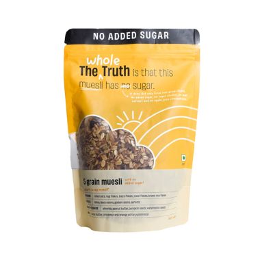 The Whole Truth: No Added Sugar Breakfast Muesli - 5 Grain Muesli(350gm)
