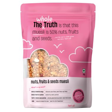 The Whole Truth: SUPER SAVER Breakfast Muesli - Nuts, Fruits and Seeds - 750g