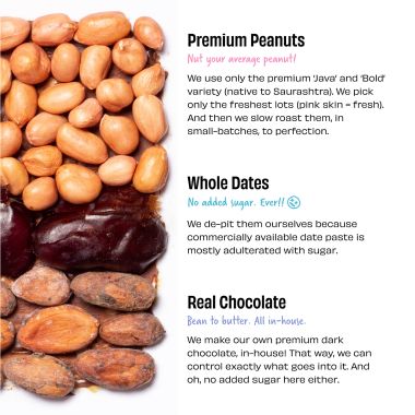 The Whole Truth: Supersaver Pack  Dark Chocolate Peanut Butter  925 g  Crunchy  No Added Sugar  No Artificial Sweeteners  No Gluten  No Preservatives  100% natural protein source