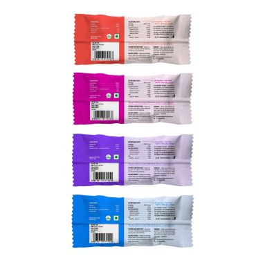 The Whole Truth: Energy Bars - Fudge All!  Pack of 6 x 40g  2 Almond Choco Fudge, 2 Peanut Choco Fudge, 2 Cocoa Cranberry Fudge  Dairy Free  No Added Sugar  All Natural