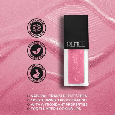 Renee Cosmetics: See Me Shine Lip Gloss - Pink Pow-Wow - 2.5ml