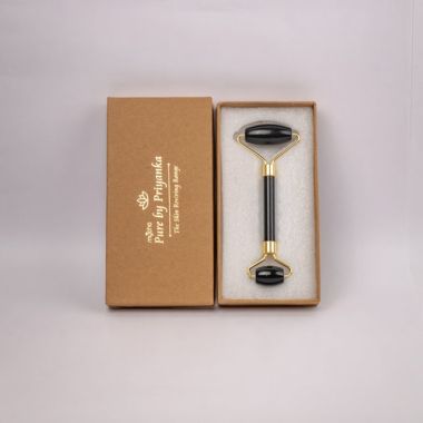 Pure by Priyanka: Black Obsidian Facial Roller - 63.8 gm