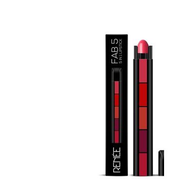 Renee Cosmetics: Fab 5-In-1 Lipstick - 7.5gm