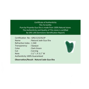 Pure by Priyanka: Jade Gua-Sha - 46 gm