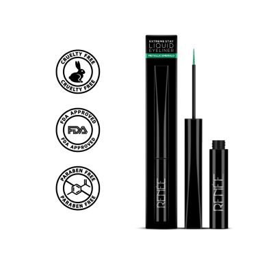 Renee Cosmetics: Extreme Stay Liquid Eyeliner - Metallic Emerald - 4.5ml