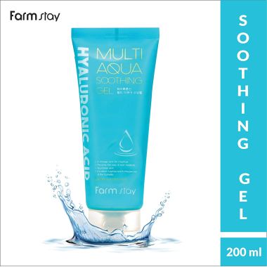Farmstay: Hyaluronic Acid Multi Aqua Soothing Gel - 200ml