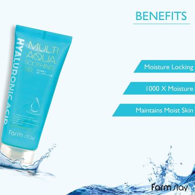Farmstay: Hyaluronic Acid Multi Aqua Soothing Gel - 200ml