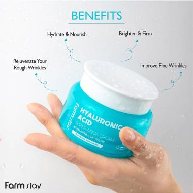Farmstay: Hyaluronic Acid Super Aqua Cream - 100ml