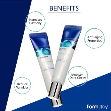 Farmstay: Collagen Water Full Moist Rolling Eye Serum - 25ml