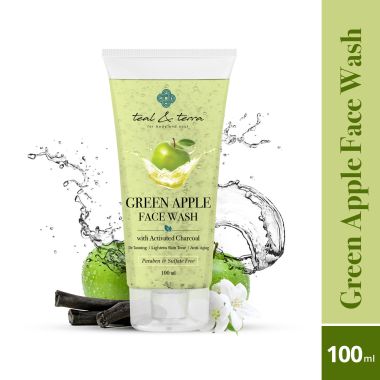 Teal and Terra: Green Apple Face Wash - 100ml