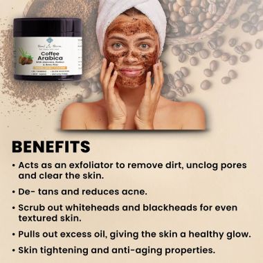 Teal and Terra: 3-In-1 Face Mask Coffee Arabica - 100gm