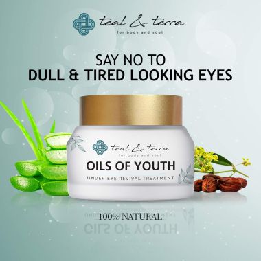 Teal and Terra: Under Eye Revival Treatment With Pure Essential Oils And Vitamins - 50ml