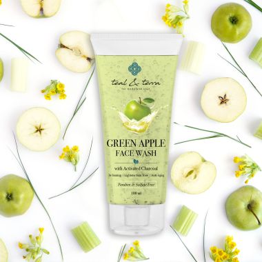 Teal and Terra: Green Apple Face Wash - 100ml