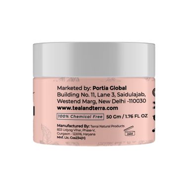 Teal and Terra: Hydrating Face Cream With Argan Oil & Cocoa Butter - 50gm
