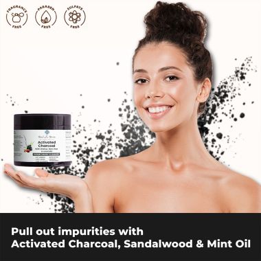 Teal and Terra: Activated Charcoal 3 In 1 Face Mask - 100gm