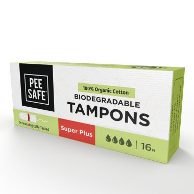 Pee Safe: Organic Cotton Tampon (Super plus, 16N)