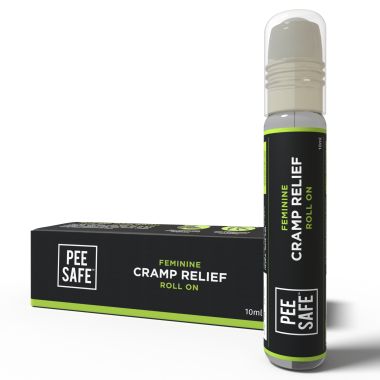 Pee Safe: Feminine Cramp Relief Roll On for Period Pain - 10ml