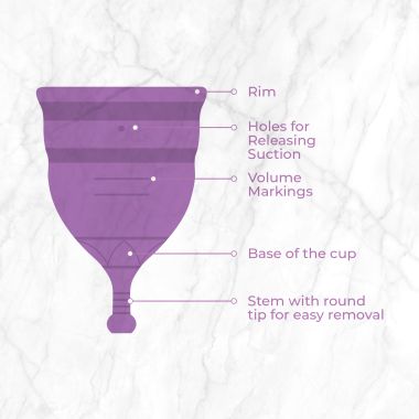 Pee Safe: Reusable Menstrual Cup with Medical Grade Silcone for Women - Extra Small